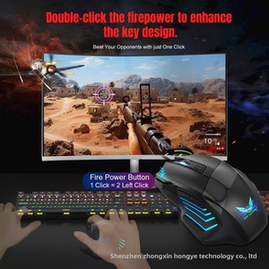 Ratón Mecánico para Juegos, Eléctrico, para PS2, con Seguimiento Óptico, 7 Teclas, Luz Intermitente de Colores, para Escritorio - Product Image 4