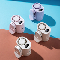 Ventilateur à clip pour parasol, mini ventilateur de refroidissement à vent puissant, rechargeable par USB, fonctionne sur batterie, pour patio et jardin