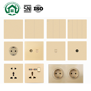 Pano.V SNI 86mm Plate Socket Wall <b>Switch</b> and Socket UK Standard Ultral-Thin Panel 1gang <b>USB</b> <b>Switch</b> and Socket CE Wall <b>Switch</b> - Product Image 1