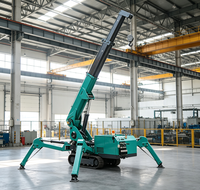 Grue araignée robuste de 10 tonnes avec technologie hydraulique avancée pour l'installation de matériaux lourds