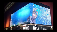 Pantalla LED de Vídeo para Exteriores Personalizada, Pantalla LED HD de Gran Tamaño para Publicidad Comercial con Fácil Instalación