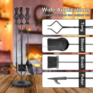 Kit di Accessori per Caminetto Domestico, <span class=keywords><strong>Set</strong></span> di Attrezzi per Caminetto a Legna - Product Image 6