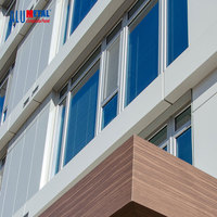 Panneaux composites en aluminium modernes Alucobond 3-6 mm PVDF ignifuges antistatiques pour revêtement mural extérieur