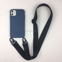 Coque de téléphone antichoc en silicone XOUXOU avec cordon bandoulière pour iPhone 16 17 14 13 Pro/12/XS/XR/8 Plus – Nouveauté en stock