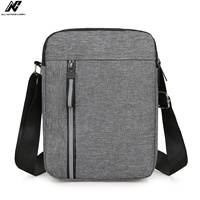 Sac à bandoulière vintage tendance en nylon résistant à l'eau avec fermeture éclair, léger, minimaliste, pour affaires et voyages, portable