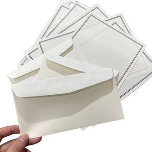 Cartes de vœux A4 sérigraphiées avec logo/design graphique personnalisé pour mariage et correspondance, notes d'amour manuscrites - Product Image 5