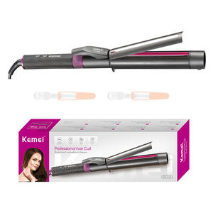 Rizador de Pelo Komei de 1.25 Pulgadas con Calor Ajustable, Pantalla LED, Color Gris, Rizador Eléctrico Profesional - Product Image 3