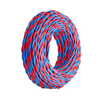 Câble électrique torsadé RVS à paires torsadées, en cuivre pur, gaine PVC, pour systèmes de détection et d'alarme incendie et contrôle des bâtiments
