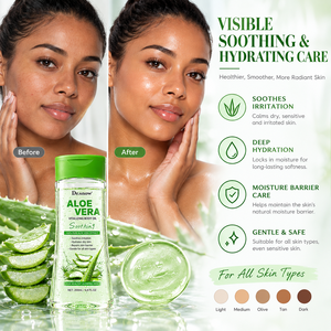 Aceite corporal hidratante y nutritivo de ácido hialurónico y aloe vera al por mayor para todo tipo de piel. - Product Image 3