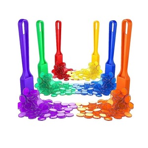 Set di Bacchette Magnetiche in Plastica Multicolore e Fiches con Anello Metallico per Uso Industriale e Conteggio in Scuola/Giochi - Product Image 1