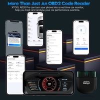 XTOOL AD20Pro Herramienta de lectura de código de vehículo Herramienta de escaneo de todo el sistema Restablecimiento de luz de aceite OBD2 Lector de código de motor de Falla con prueba de batería