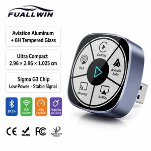 Adaptateur CarPlay sans fil, dispositif de mise en miroir d'écran de voiture, dongle CarPlay OEM ODM 5 en 1, Samsung Dex, CE RoHS FCC, 15 jours, nouveau, disponible à l'achat - Product Image 1