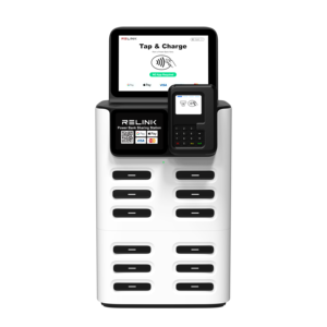 Station de recharge de batteries externes partagée à 12 emplacements avec système de point de vente pour la <span class=keywords><strong>location</strong></span> de batteries externes et distributeur automatique de recharge de téléphones pour entreprises - Product Image 4