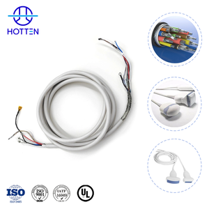 Produsen langsung disesuaikan <span class=keywords><strong>Monitor</strong></span> janin medis silikon kabel Probe Ultrasound kontraksi Uterine konduktor tembaga timah - Product Image 1