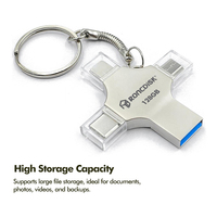 Clé USB Ronc OTG Type C 128 Go 64 Go 32 Go Mini Clé USB Flash 4 en 1 OTG