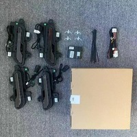 6e poignées de porte électriques automatiques sans fil pour Tesla Model Y 3 Highland avec lumières LED colorées pour poignée de 4 portes