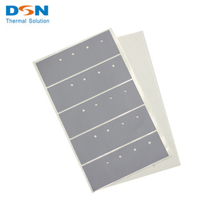 Nhiệt độ cao Silicone CuộN nhiệt dẫn điện Pad 6KV đánh giá điện áp vật nuôi và vật liệu cao su cho GPU nhiệt làm mát - Product Image 5