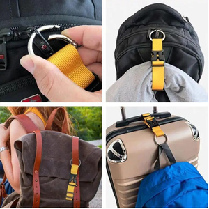 Hành lý dây đai áo khoác Clip có thể điều chỉnh hành lý dây đai móc Ba Lô Móc Clip Vali Ba lô khóa - Product Image 5