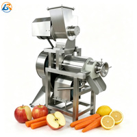 Commerciële schroefpers voor fruit en groenten, spiraalvormige sapcentrifuge van roestvrij staal, elektrische koudpers sapcentrifuge machine