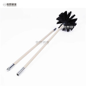 Sikat pengering ventilasi 25 kaki, sikat pengering ventilasi saluran 9 batang fleksibel Kit pembersih sikat Radiator - Product Image 6