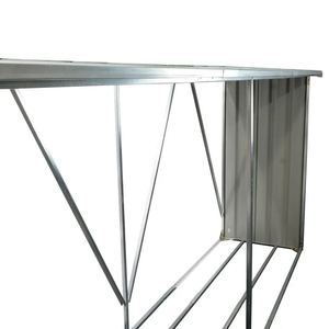 Nhà kho lưu trữ gỗ củi ngoài trời nhà kho bằng kim loại nhà kho bằng gỗ củi 2800 mạ kẽm - Product Image 4