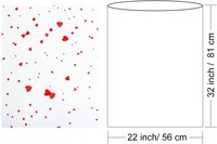 Emballage clair de sac en plastique matériel transparent de PVC pp pour des paniers de cadeau de fleur de sucrerie et de chocolat