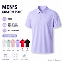 Kaos Polo Pria Lengan Pendek Custom Logo Grosir, Bahan Lembut dan Bernapas, untuk Bisnis Kasual dan Golf