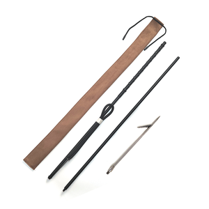Nuova Asta da Pesca in Fibra di Carbonio Aggiornata con Impugnatura Antiscivolo e Punta Singola in Acciaio Inossidabile per Prestazioni Migliorate nel Subacqueo e nella Pesca - Product Image 1
