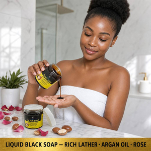 Autocollant personnalisé 180g Savon <span class=keywords><strong>noir</strong></span> à l'extrait d'eucalyptus, soin doux pour le bain, pâte de savon <span class=keywords><strong>noir</strong></span> marocain - Product Image 5