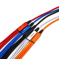 Cable de Carga USB-C 5 en 1 de Nailon Resistente, Suministro de Fábrica, Cable de Carga Tipo C para Regalos Promocionales Electrónicos para Ferias Comerciales