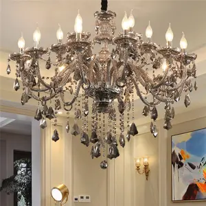 JYLIGHTING Modern Chandelier Lustre Crystal Chandeliers 6/8/10/12/15/18 Arms Optional Lustres De Cristal Chandelier