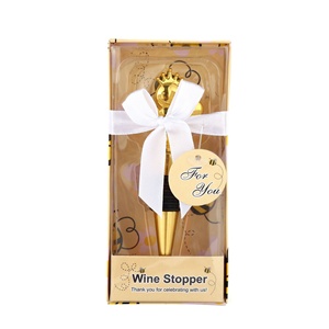Fête d'anniversaire de mariage européen américain <span class=keywords><strong>petit</strong></span> cadeau créatif transfrontalier petite abeille <span class=keywords><strong>bouchon</strong></span> de conservation du <span class=keywords><strong>vin</strong></span> rouge <span class=keywords><strong>bouchon</strong></span> de <span class=keywords><strong>vin</strong></span> - Product Image 1