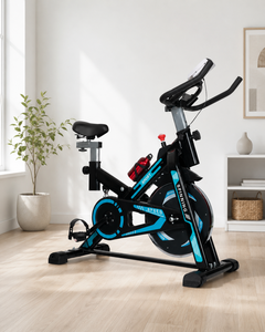 Bicicleta Estática Compacta para Espacios Pequeños, Resistencia Magnética, Silenciosa, Inteligente, <span class=keywords><strong>con</strong></span> <span class=keywords><strong>Bluetooth</strong></span>, Bicicleta de <span class=keywords><strong>Spinning</strong></span> para Uso Doméstico, Gran Capacidad de Carga - Product Image 5
