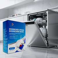 Produits chimiques ménagers écologiques durables multi-usages dosettes de lave-vaisselle en vrac capsules de détergent de nettoyage de cuisine OEM/ODM