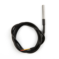 Capteur de température DS18B20 - Sonde thermique numérique étanche - Longueur du câble : 1 m