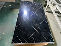 Panel de Pared para TV de Sala de Estar Moderna, Diseño de Piedra de Lujo, Tablero SPC UV, Lámina de PVC con Aspecto de Mármol