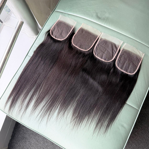 Cierre de Encaje HD 4x4 5x5 Liso, Cabello Humano Virgen Vietnamita 100%, 20 Pulgadas, Venta al por Mayor, Sin Caída - Product Image 4