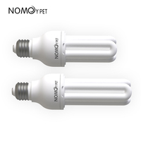 NOMOY PET Lampe à supplément de calcium UVB en forme de U UVB 2.4 Compact Fluorescent pour Reptiles du désert Lézards Dragons barbus Tortues