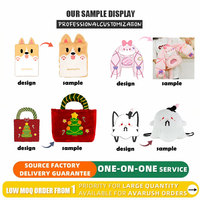 Sac à dos personnalisé en peluche Ita Bag, forme de fruit de dessin animé, fabrication OEM, créez votre design unique, avec fenêtre transparente, pour cadeaux de Noël