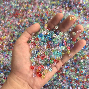 Factory Wholesale 7*4mm Mini Acrylic Plastic Beads DIY <b>Slime</b> Acrylic Small <b>Slime</b> Beads Fishbowl Beads <b>Kit</b> for DIY <b>Slime</b> <b>Kit</b> Part - Product Image 5