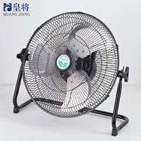 Ventilateur électrique de gril en métal AC/DC rechargeable de 12 pouces avec ventilateurs solaires à 3 pales pour la maison