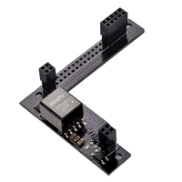 SDAPO Raspberry Pi 5 PoE + HAT Board IEEE 802. 3AF/AT Compatible Gigabit Ethernet PoE Board Module para IoT Industrial
