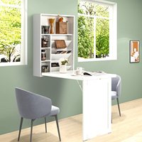 Bureau d'ordinateur flottant mural pliable, économie flottante, bureau mural multifonction, Table de bureau Convertible murale