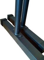 Barres de musculation en métal de haute qualité antidérapantes pour l'intérieur, barres de dips parallèles pour exercices de force musculaire