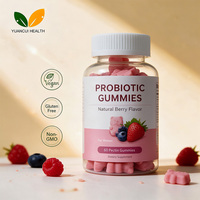 Bonbons gélifiés probiotiques aux saveurs de fruits pour adultes, végétariens, vente en gros, bonbons gélifiés diététiques en vrac, service d'étiquetage privé ODM