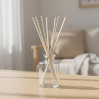 Diffuseur de parfum en rotin naturel de qualité supérieure, bâtonnets diffuseurs en rotin naturel en forme de bâton