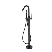 Robinet de douche sur pied en laiton pour hôtel, fabrication OEM en gros, robinet de baignoire commercial sur pied, mitigeur de baignoire