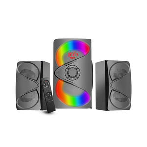 Haut-parleur de karaoké avec subwoofer 5,25 pouces à affichage LED multicolore, amplificateur, système de haut-parleurs multimédia pour cinéma maison - Vente flash - Product Image 3