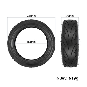 ยาง CST 60/70-6.5 แบบไม่มียางใน ขนาด 10 นิ้ว เสริมแรงด้วยวัสดุสุญญากาศ สำหรับสกู๊ตเตอร์ไฟฟ้า NB Max G30 ยางกันลื่นแบบขยายพื้นผิว - Product Image 2