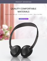 Casque filaire de haute qualité avec prise jack 3,5 mm, casque musical pour salle de classe, compagnie aérienne, hôpital, écouteurs filaires
